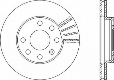 OPEN PARTS bda140420 -  Тормозной диск